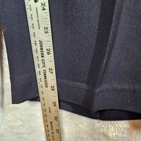 Danny & Nicole Womens 22W Navy Pant Suit Set Career office retro elastic waist - Picture 10 of 16